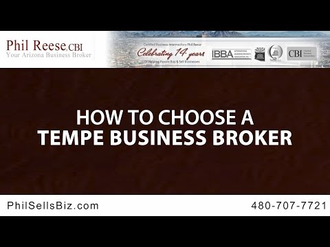 How To Choose a Tempe Business Broker | Phil Reese