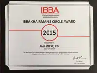 Phil Reese 2015 IBBA Award