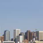 Cityscape of Downtown Phoenix Commercial Buildings