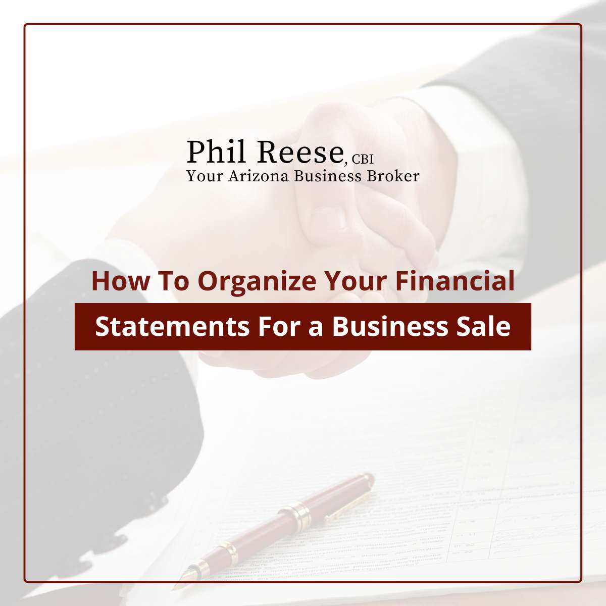 How To Organize Your Financial Statements For A Business Sale
